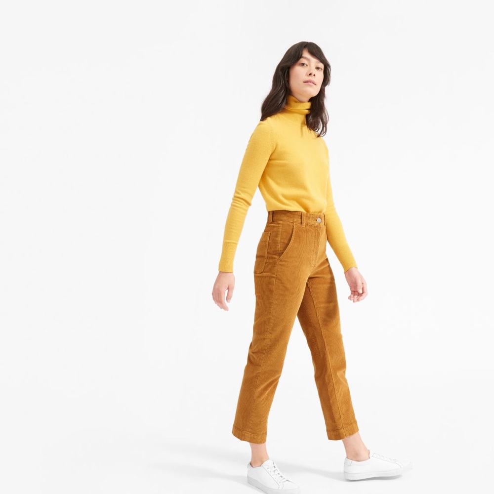Everlane Corduroy Straight Leg Crop